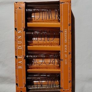 Rae Dunn kitchen Bar shot glass Halloween